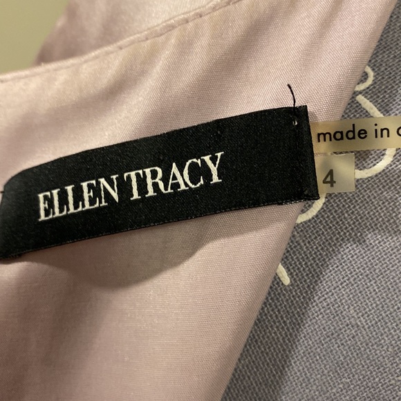 🦋Ellen Tracy Lilac Satin dress, only worn once size 4🦋 - Picture 6 of 8